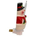 thumbnail image 3 of Kurt Adler 6.5-Inch UL Ceramic Snowman With Bubble Light Night Light, 3 of 6