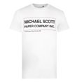 thumbnail image 1 of The Office - Camiseta Michael Scott Paper Co para Hombre (Blanco), 1 of 2