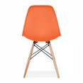 thumbnail image 4 of Inspirer Studio Chaise Latérale Style Eames, Orange (Ensemble de 4), 4 of 4