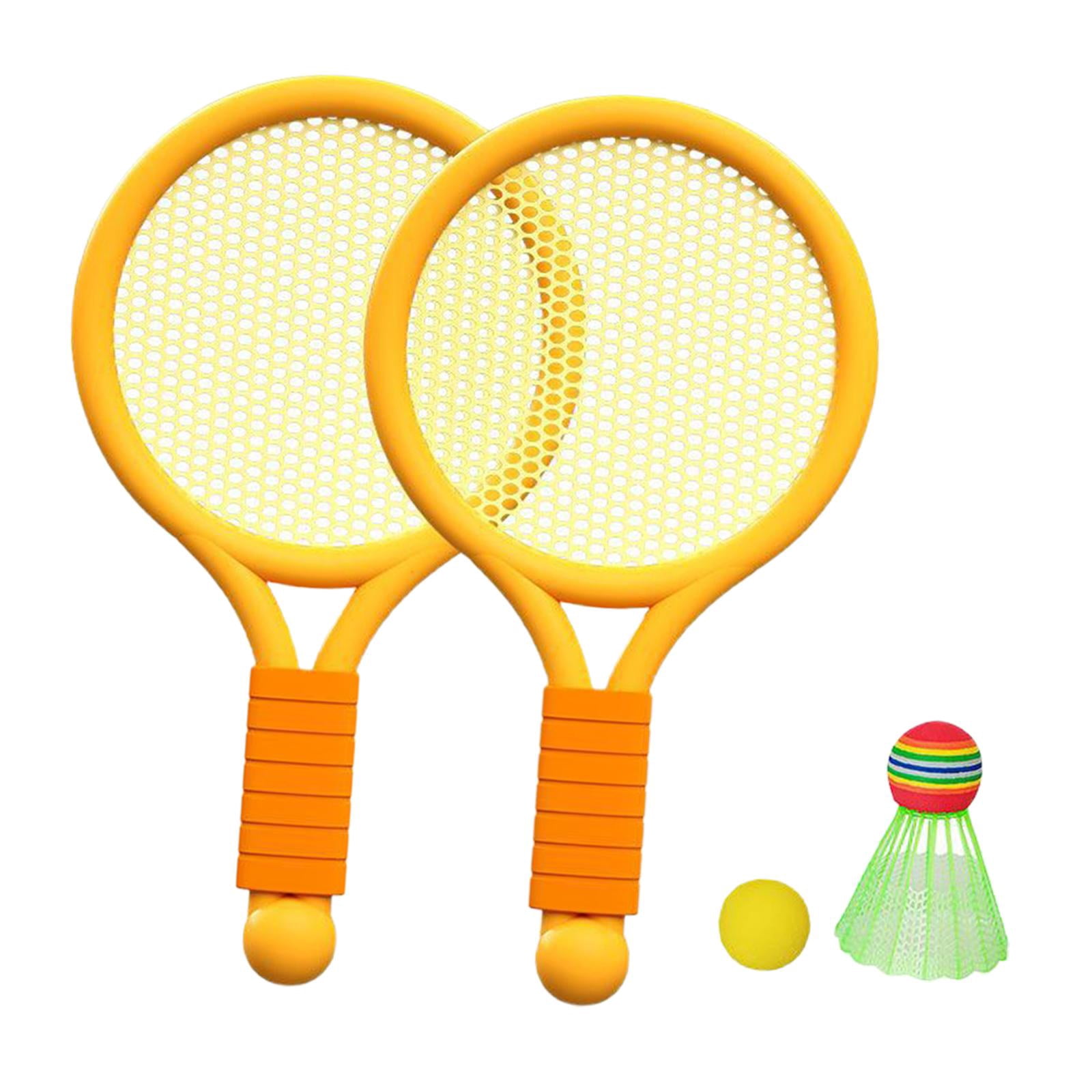 GARENDE Children Badminton Tennis Set Tennis Racket for Kids for Yard Girls Backyard Orange