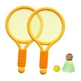 thumbnail image 4 of jinwen Children Badminton Tennis Set Tennis Racket for Kids for Yard Girls Backyard Orange, 4 of 9