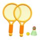 thumbnail image 4 of Juego de tenis de bádminton para niños, raquetas de tenis para niños con lanzadera de pelota, raqueta de bádminton Naranja, 4 of 8