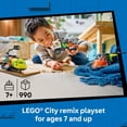 thumbnail image 4 of LEGO City Airplane, Service Truck & Hovercraft Remix Building Toy for Kids - Mix & Match Emergency Vehicle & Truck Toys for Pretend Play - Gift Idea for Boys & Girls, Ages 7+ - 60505, 4 of 8