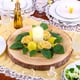 thumbnail image 4 of Guirnalda de flores de plástico, simulación de guirnalda, arreglo festivo de mesa para fiestas y bodas, 4 of 7