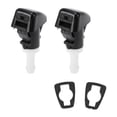 thumbnail image 1 of 2 piezas de boquillas de lavado de parabrisas delanteras No.5303834AB/68024312AB para Jeep Patriot 2008-2013 Negro Blanco, 1 of 6