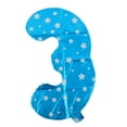 thumbnail image 2 of Unique Bargains 16" Blue Foil Number 3 Shape Balloon Helium Birthday Wedding Decor, 2 of 3