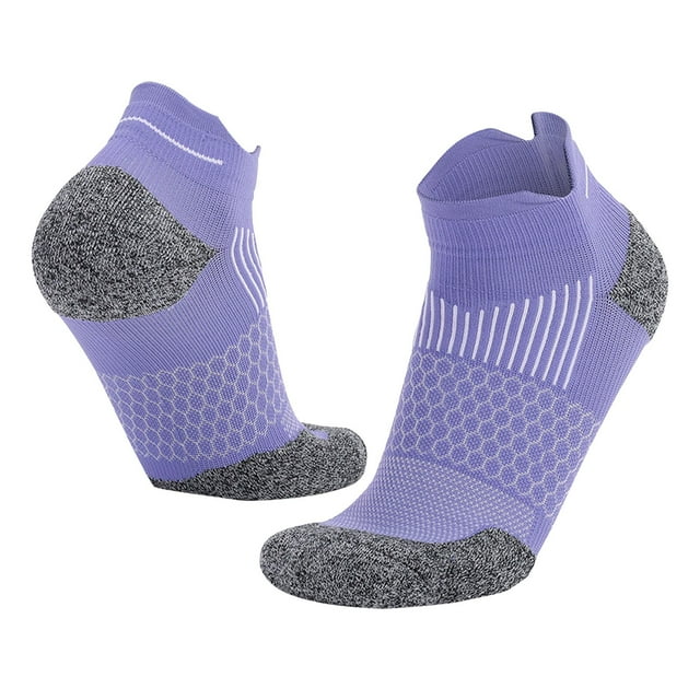 XIAQUJ Hommes Socks Mode Socks Sports Socks Confortable Respirant Absorbant la Sueur Course Socks Socks Violet Taille Unique