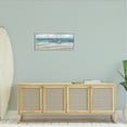 thumbnail image 2 of Stupell Industries Panoramic Sandpipers Birds Shoreline Ocean Landscape Painting Gray Framed Art Print Wall Art, 30x13, by Sally Swatland, 2 of 8
