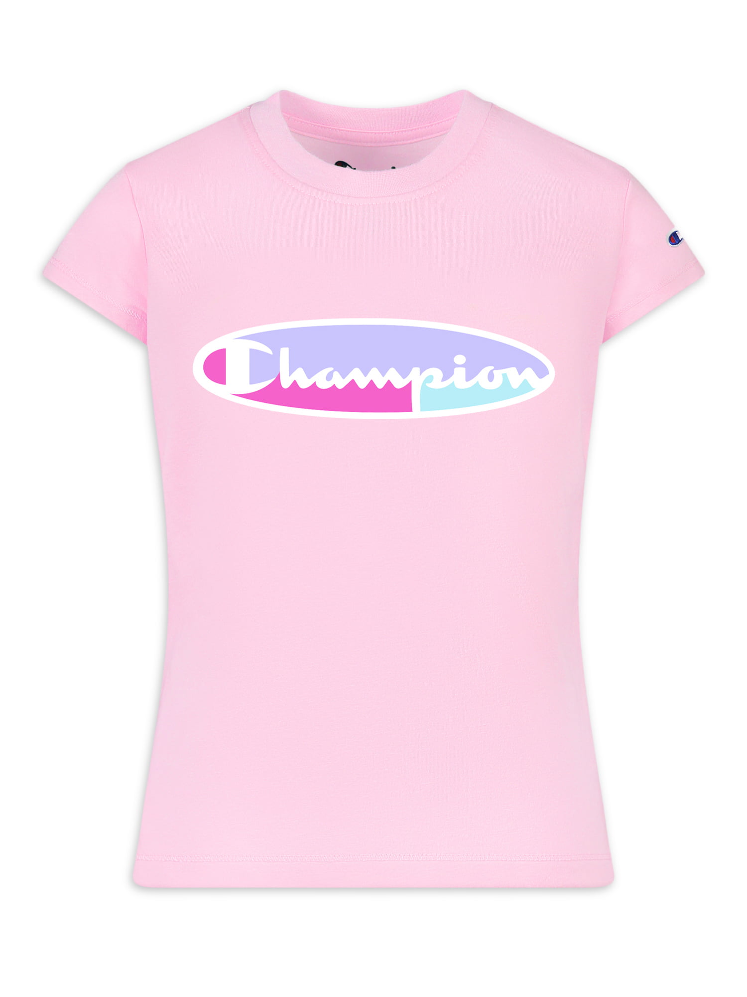 Champion Girls Logo Graphic Active Graphic T-Shirt, Sizes 7-16 ...