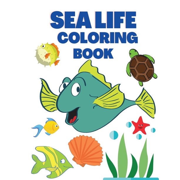 coloring book pages to print fish