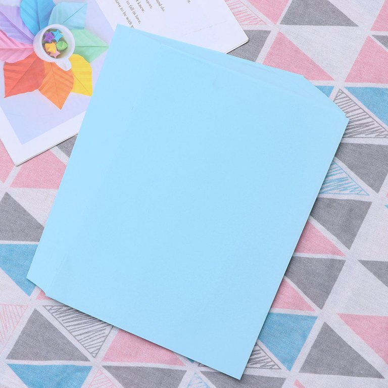 100 Sheets 70g A4 Size Multipurpose Paper Printing Folding Paper Handcrafts  Typing Papers Manual Cutting Art Craft Paper for Office School Statiionary  Supplies Inkjet Printer (Sky-blue) 