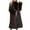 Brown, variant on Womens Winter Coats Winter Jackets for Women Winter Solid Color Long Sleeved Collar Warm Jacket Faux Top Jacket