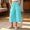 Green, variant on Liyamei Girls Wide Leg Pants with Ice Silk and Loose Fit for Summer Casual Wear Size 5-15 Years