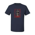 thumbnail image 2 of Our Lady of Guadalupe Blessed Virgin Mary Religious Inspirational/Christian Men's Graphic T-Shirt, Navy, 3XL, 2 of 3