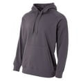 thumbnail image 2 of A4 Tech Fleece Hoodie For Men in Graphite | N4237, 2 of 3