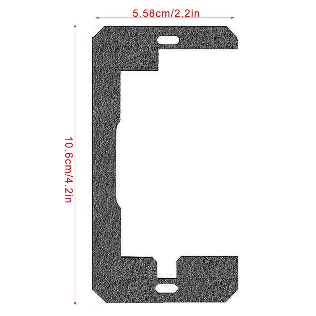 ZPAQI Securly Wall Outlet Fix With Sturdy Iron Leveling Spacers for Fit Repair