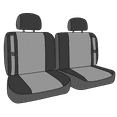 thumbnail image 3 of CalTrend Rear 50/50 Split Bench Cordura Seat Covers for 2007-2014 Chevy/GMC Tahoe|Suburban|Yukon 1500-2500 - CV412-06CC Beige Insert with Black Trim, 3 of 3