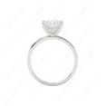 thumbnail image 2 of Cora Jewellery 2CT Cushion Moissanite Simple Solitaire Engagement Ring For Women, 18K White Gold, 2 of 5