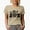 Tan, variant on Love Peace Joy with Reindeer Antlers Art, Christmas Merch Gift, Tan T-Shirt, XL