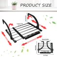 thumbnail image 2 of SHAR Retractable Quick Dryer Hanging Dryer Stainless Steel Metal 42-73cm Radiator Dryer Foldable Dryer Balcony Drying Rack for Wet Clothes, 2 of 5