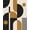 Ivory, Pattern 2, variant on ODIKA 8'x10' Washable Area Rug Black Gold Geometric Design Elegant Abstract Art Inspired for Living Room, Under Sectional, Family , Durable, Non-Slip
