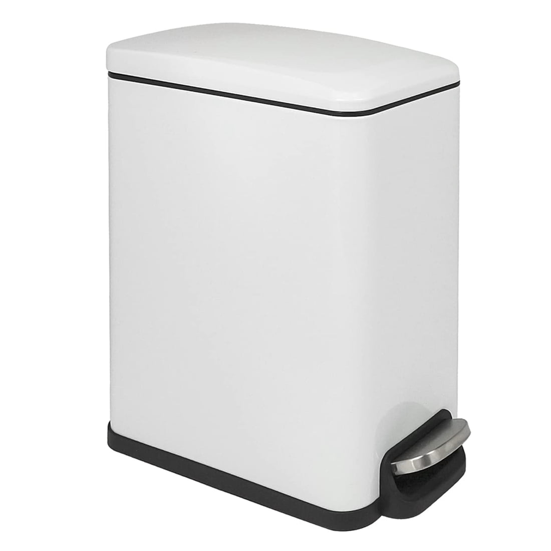 Stainless Steel Trash Can with Lid Soft Close Removable Internal