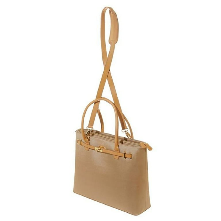 Tan top tote purse