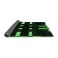 thumbnail image 2 of Ahgly Company Indoor Square Abstract Emerald Green Modern Area Rugs, 7' Square, 2 of 4