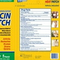 thumbnail image 5 of 16 Capsaicin Heat Patches Topical Analgesic Medicated Back Arthritis Pain Relief, 5 of 5