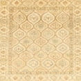 thumbnail image 1 of Ahgly Company Machine Washable Indoor Square Abstract Sun Yellow Area Rugs, 5' Square, 1 of 1