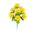 thumbnail image 2 of Xecvkr Artificial Carnation Bouquet Simulated Floral Wedding Arrangement Potted Plants Display Realistic Maintenance Free Nature Space Saving Versatile Desk 1pc Yellow, 2 of 6