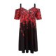 thumbnail image 4 of Mini Vestidos Fridja qw6748 Estampados Sin Tirantes Cuello V Mujer, 4 of 5