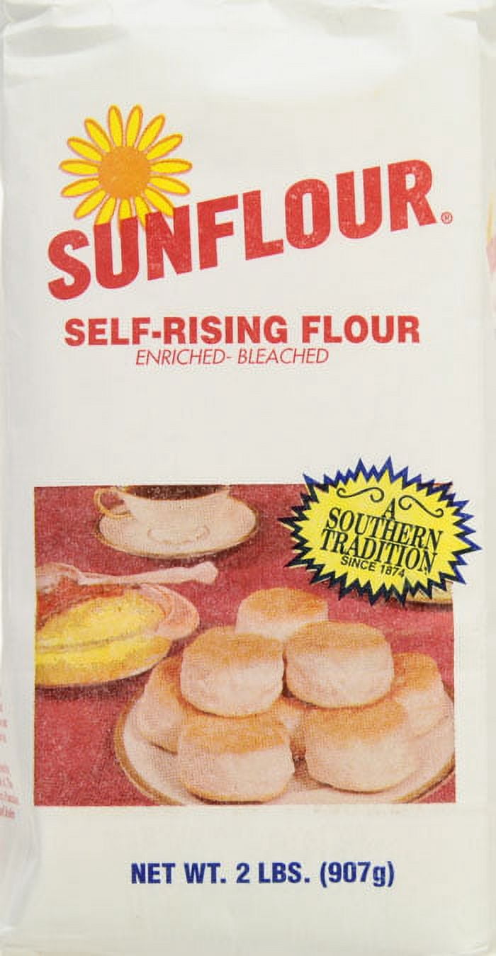 (3 pack) Sunflour Self-Rising Flour, 2 lbs