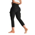 thumbnail image 1 of MKLEKYY Leggings deportivos para mujer, pantalones de yoga con bolsillos, leggings de entrenamiento de cintura alta, sin costuras, ajustados, para gimnasio, fitness y correr., 1 of 3