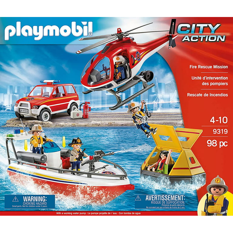 Playmobil : City Pompiers avec pompe