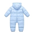 thumbnail image 4 of 0-3 Months Newborn Infant Snowsuit Toddler Winter Coat Baby Girl Clothes Warm Jacket 0 3 3 6 Month Light Blue, 4 of 7