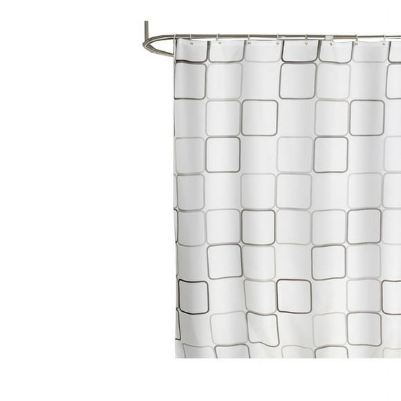 Cameland Plaid Simple Shower Curtain Polyester Waterproof Bathroom Hanging Curtain Large Size Anti Walking Light Shower Curtain