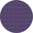 thumbnail image 1 of Ahgly Company Machine Washable Indoor Round Transitional Purple Iris Purple Area Rugs, 4' Round, 1 of 7