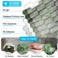 thumbnail image 4 of 10Pcs Peel and Stick Backsplash,12'' x 12'' Heavy-Duty Self-Adhesive Vinyl Wall Tiles for Kitchen,Bathroom, 4 of 8