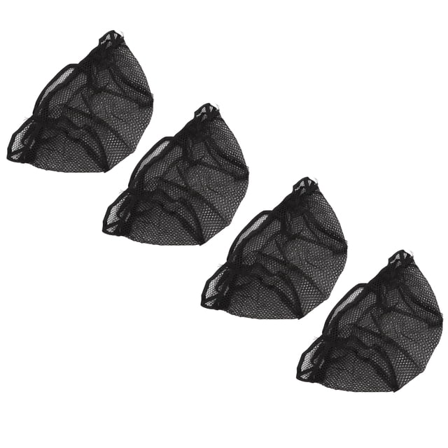 Medias 4 Piezas Gorro De Malla Para Peluca Gorro De Peluca De Media De Red De Malla De Nailon Elástico Transpirable Para Disfraz De Cosplay