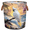 Multicolor 3, variant on ADECORIVY Coastal Lighthouse Laundry Hamper, Foldable Dirty Clothes Laundry Basket, Beach Ship Seagull Waterproof Storage Bin with Handles for Bathroom, Bedroom, Home