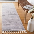 thumbnail image 2 of SAFAVIEH Marrakesh Handan Distressed Polyester Runner Rug, Grey/Light Grey, 2'2" x 8', 2 of 8