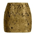 thumbnail image 5 of Letdown Women's Sequin Mini Skirt High Waisted Bodycon Sparkly Party Skirt Shiny Club Night Out Skirt, 5 of 5