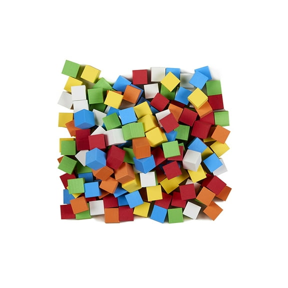 Koplow Games Foam Blank Dice, Assorted Color, 16Mm, Bag of 200