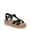 Black, variant on Women's Once Again Wedge Sandal Honey Brown 7.5M