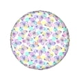 thumbnail image 2 of Kll Butterflies On Polka Dots Tire Cover,Universal Wheel Tire Cover For Trailer, Rv, Suv, Truck,Camper And Many Vehicle,(16 Inch), 2 of 8