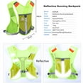 thumbnail image 2 of AONIJIE - Chaleco ultraligero para correr para hombre y mujer, mochila de hidratación reflectante y transpirable para senderismo, camping, maratón, carrera ciclista (gris), 2 of 5