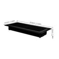 thumbnail image 7 of Raindrops 2Pcs Floor Vent Covers 4 X 10 Black Metal Vent Grille for Improved Indoor Air Circulation, 7 of 7