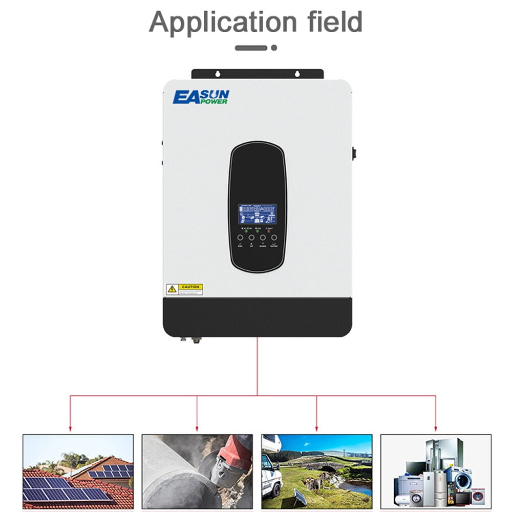 Multifunctional Solar Inverter Solar Inverters for Home Solar System Pure SineWave MTTP Solar Recharger Controller Battery Recharger Inverter