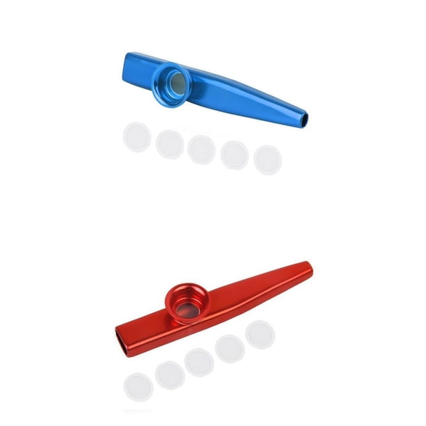 2x Flautas de boca Kazoo Armónica Boca de diafragma, para instrumentos musicales de Juguetes musicales Niños Adultos